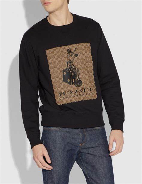 Coach: Embracing Casual Luxury with Sweatshirt Style